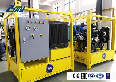 Power Station Diesel Hydraulic Power Unit Double Oil Passages Function