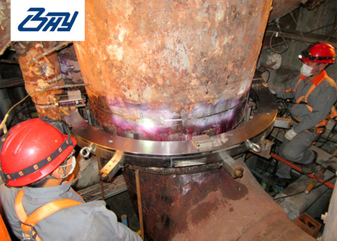 Corte bonde da tubulação do quadro rachado e cortador de chanfradura do chanfro da tubulação da máquina para o central elétrica